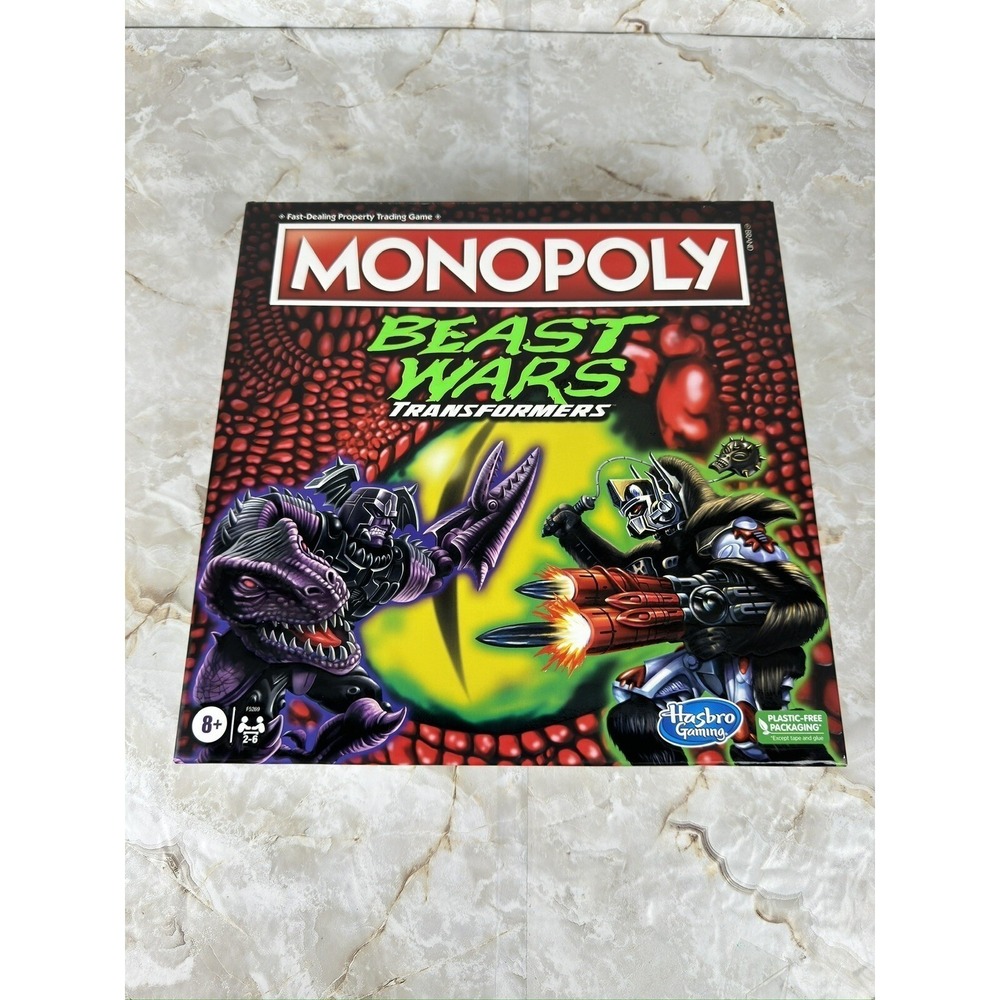 Monopoly Beast Wars Transformers Edition Hasbro 2022 New